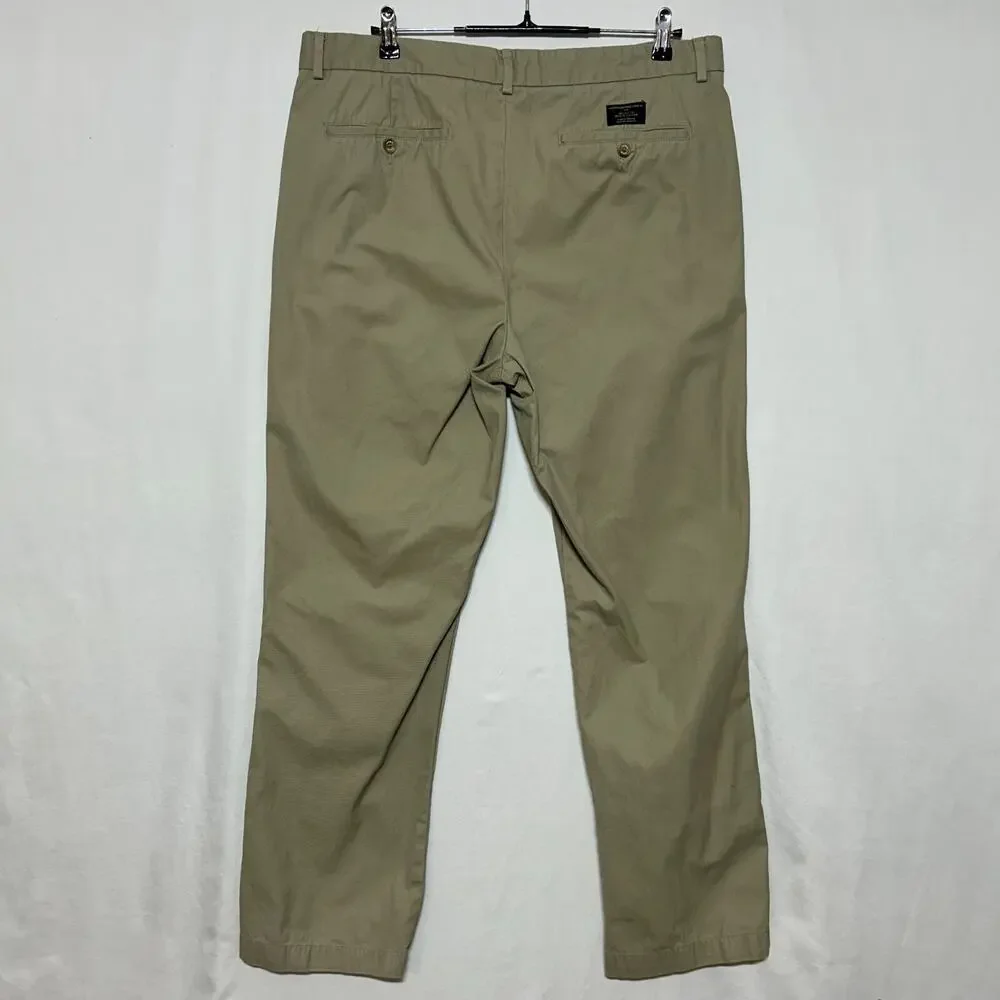 Banana Republic Pants Mens 38X32‎ Tan Measures 38X31 Aidan Fit Straight Leg
